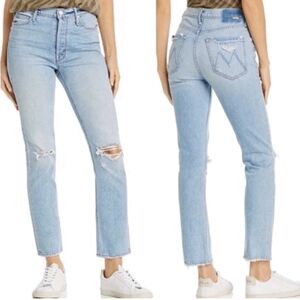 Mother Superior The Dazzler button fly ankle Really Intoxicated Distressed sz 25